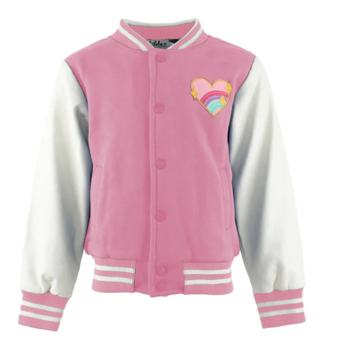 Lola the Boys Varsity Patch Bomber Jacket