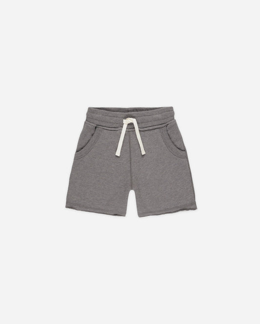 Rylee & Cru Ventura Short || Heathered Grey Front 