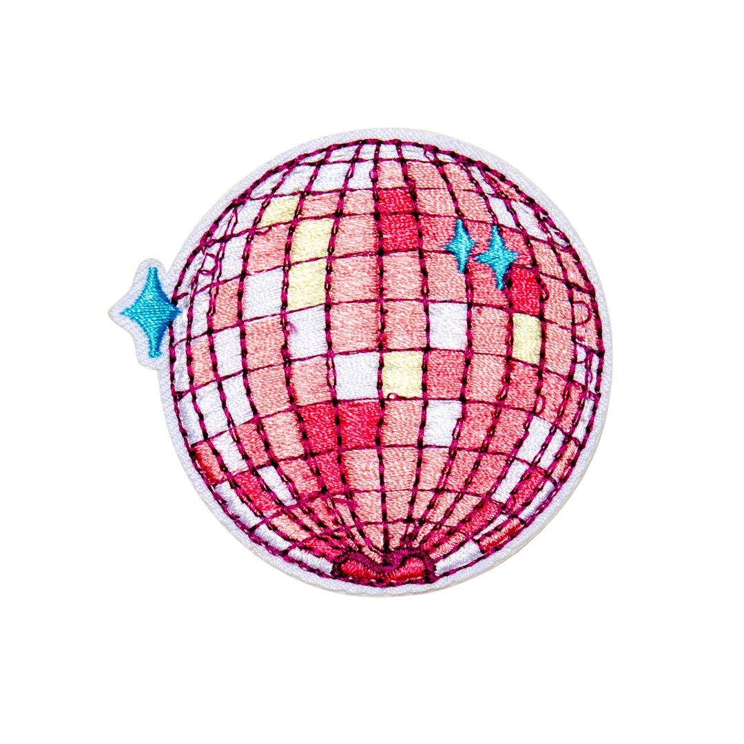 Becco Bags Pink Disco Ball Patch