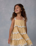 Load image into Gallery viewer, Model Wearing Rylee & Cru Ric Rac Dress || Yellow
