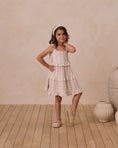 Load image into Gallery viewer, Model Wearing Rylee & Cru Ruffle Swing Dress || Summer Stripe
