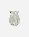 Load image into Gallery viewer, Rylee & Cru Amelia Romper || Sage Check Front
