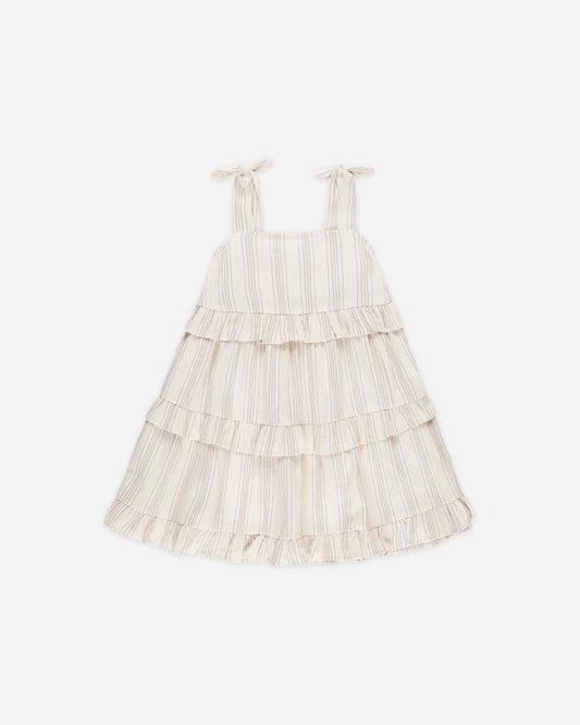 Rylee & Cru Ruffle Swing Dress || Summer Stripe