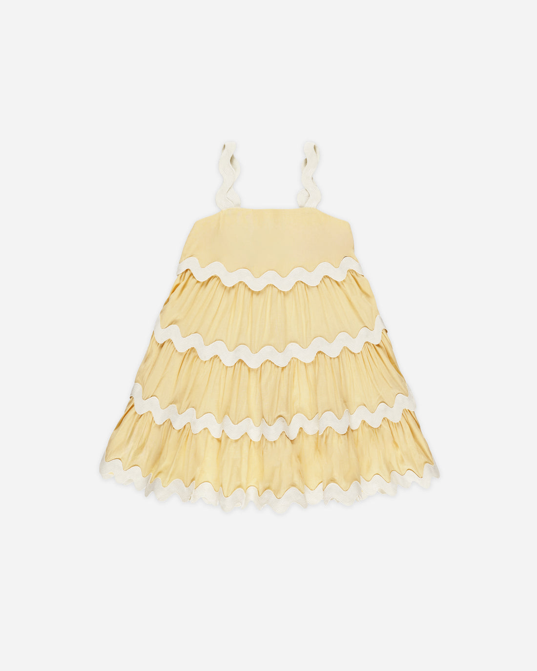 Rylee & Cru Ric Rac Dress || Yellow