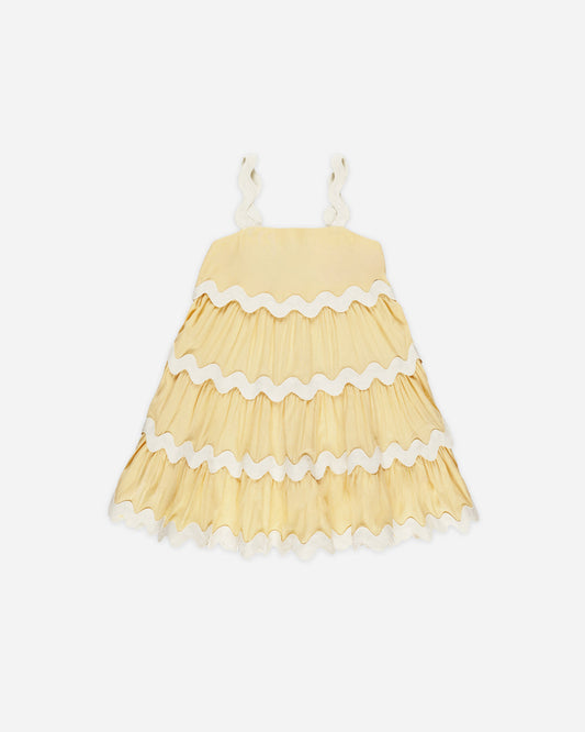 Rylee & Cru Ric Rac Dress || Yellow