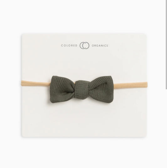 Dainty Bow Headband - Cypress