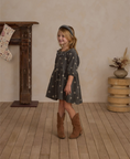 Load image into Gallery viewer, Young girl wearing Rylee + Cru Freya Dress Forest Floral
