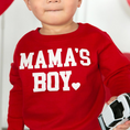 Load image into Gallery viewer, Model Wearing Sweet Wink Mama's Boy Valentine's Day Sweatshirt 
