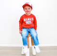 Load image into Gallery viewer, Model Wearing Sweet Wink Mama's Boy Valentine's Day Sweatshirt 
