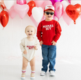 Load image into Gallery viewer, Model Wearing Sweet Wink Mama's Boy Valentine's Day Sweatshirt 
