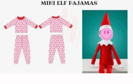 PREORDER- Candyland Dreams Elf Doll Pajamas