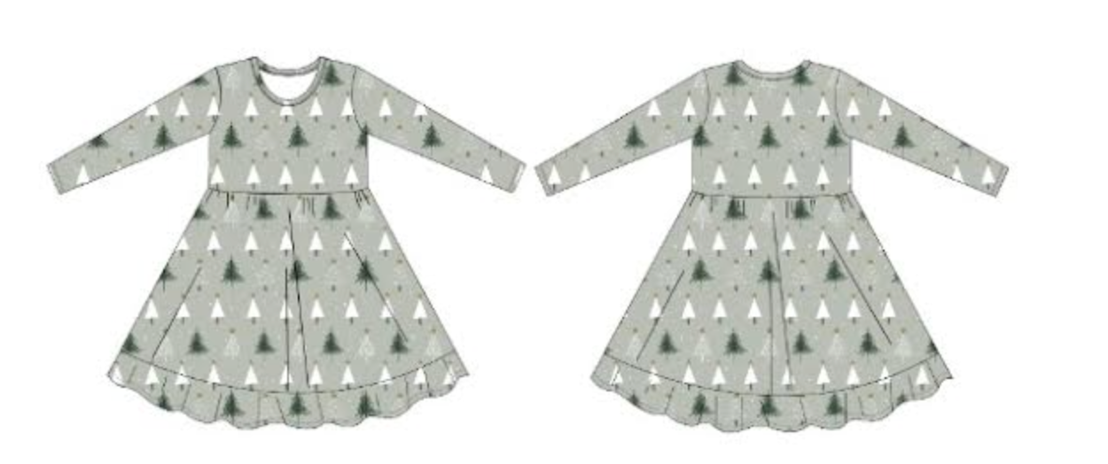 PREORDER- Winter Wonderland Twirl Dress