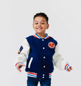 Load image into Gallery viewer, Superman-Boys-Bomber-Jacket
