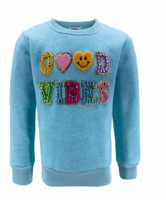 Crystal GOOD VIBES Sweatshirt