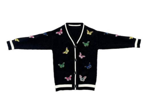 Butterfly Patch Cardigan