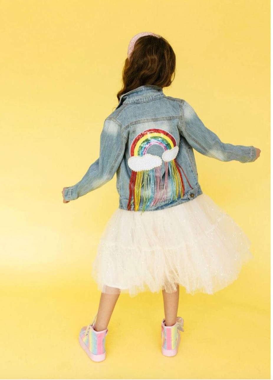 Crystal Rain Denim Jacket