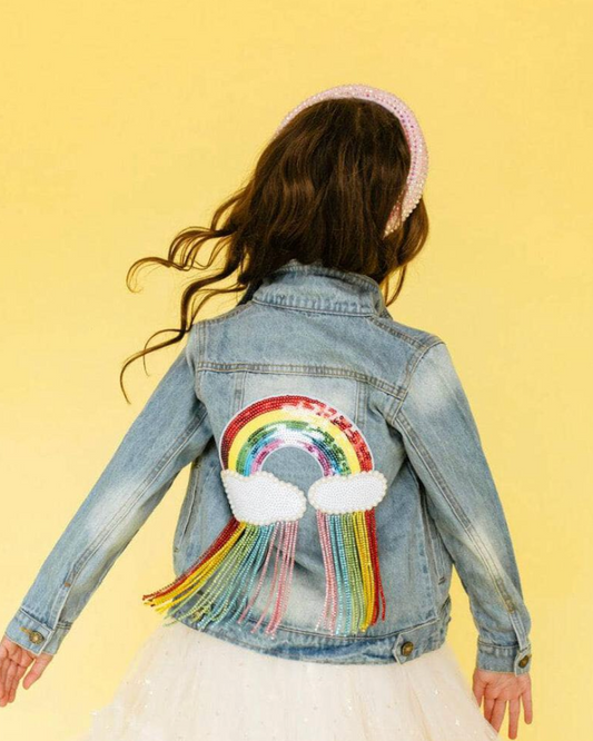 Crystal Rain Denim Jacket