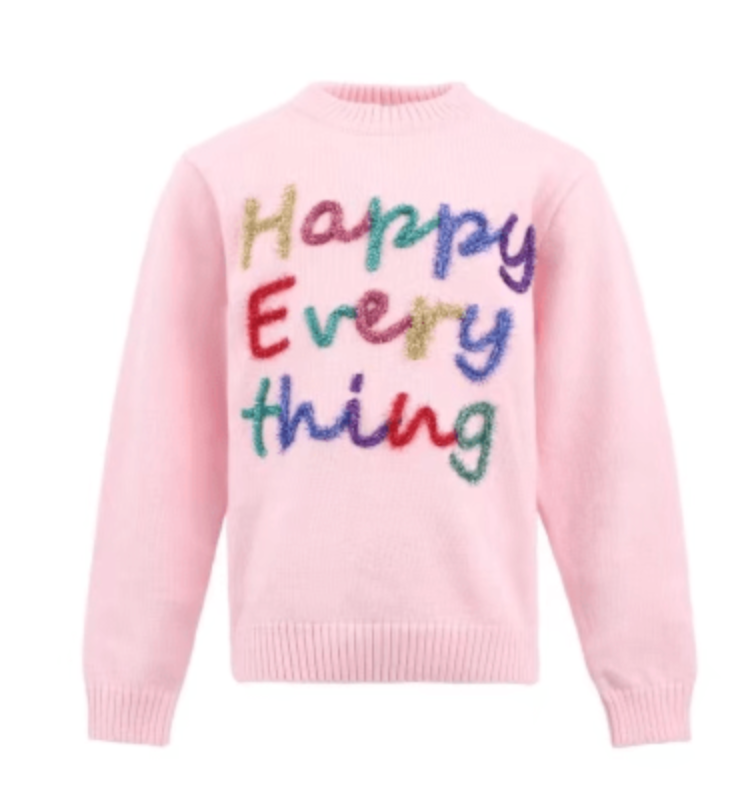 Happy Everything Tinsel Sweater