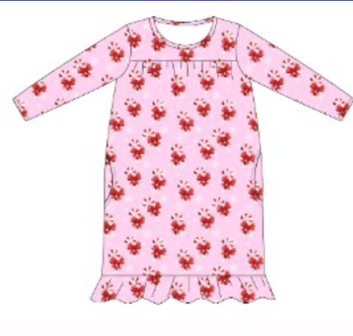 PREORDER- Candyland Dreams Children’s Long Sleeve Night Gown