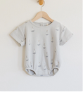 Load image into Gallery viewer, Relaxed Short Sleeve Bubble Romper  || Sailboats
