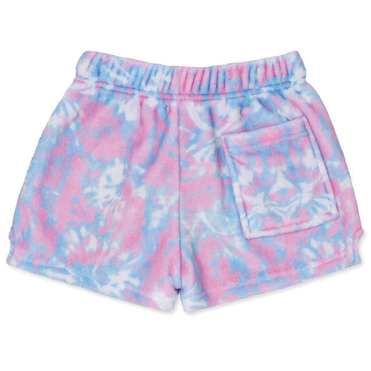 Tye Die Smile Plush Shorts