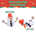 Load image into Gallery viewer, Toysmith Melting Snowman Putty/Slime Kit, Reusable, Christmas, Winter example
