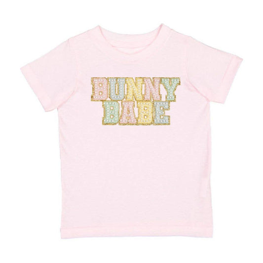 Sweet Wink Bunny Babe Patch Easter Short Sleeve T-Shirt - Ballet - Kids