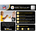 Load image into Gallery viewer, Masterpiece Puzzles Pittsburgh Steelers - Baby Rattles 2-Pack
