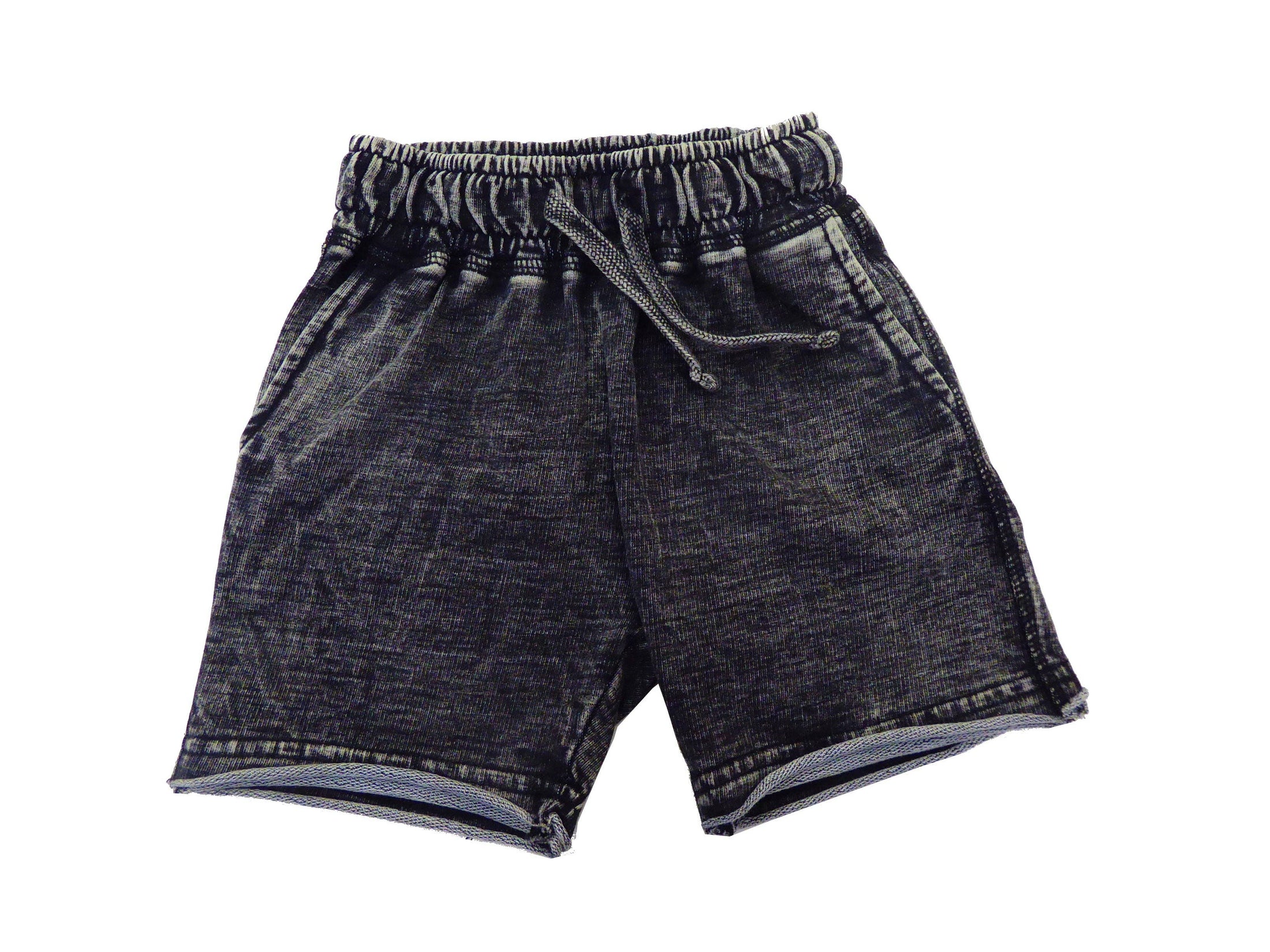 Black Denim Shorts