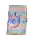 Load image into Gallery viewer, Caticorn Donut Squishy Notebook
