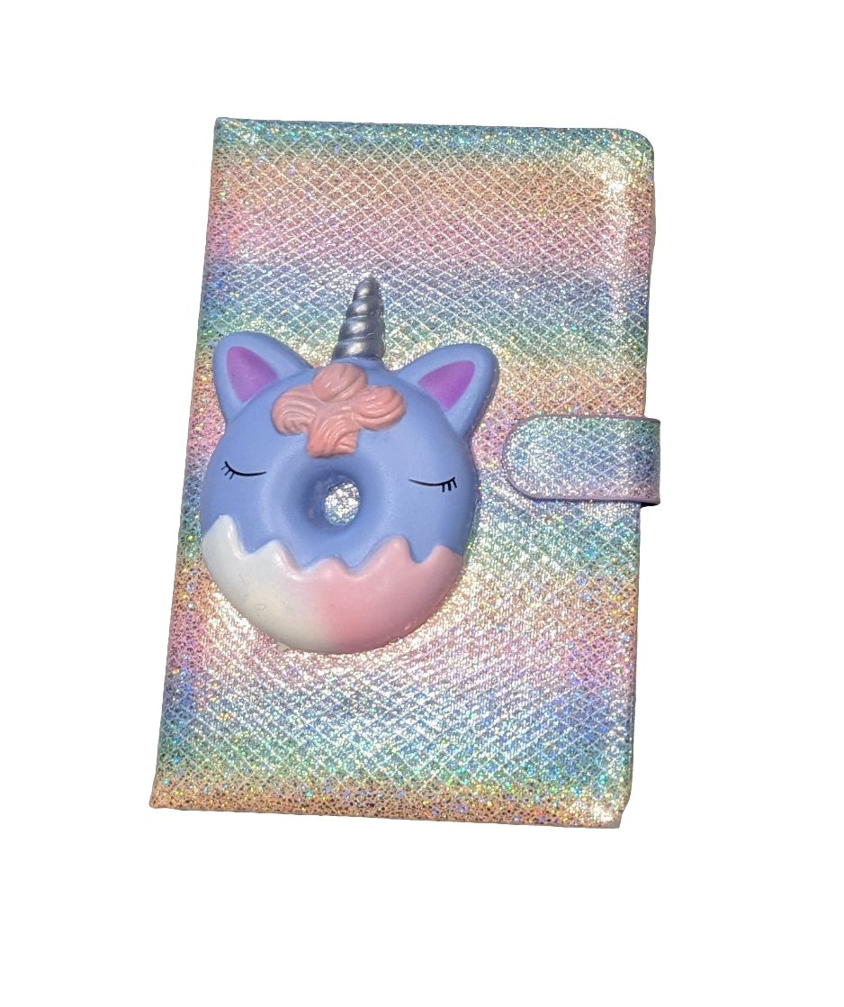 Caticorn Donut Squishy Notebook