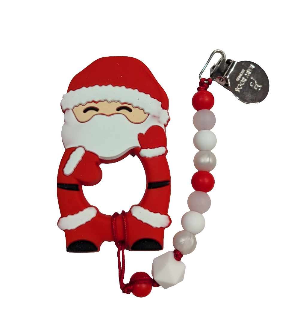 Santa Teether With Clip