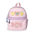 Load image into Gallery viewer, Small Becco Backpack - Kids Lux Pink/Lavender Front With Patches 
