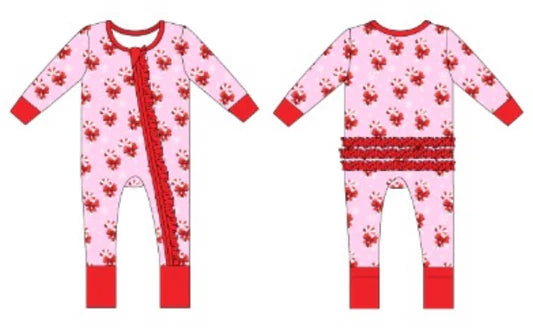 PREORDER- Candyland Dreams Ruffle Convertible Footie