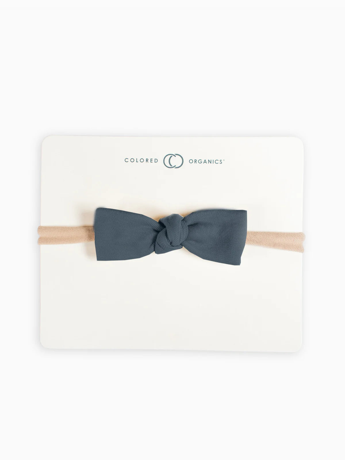 Dainty Bow Headband - Harbor Blue