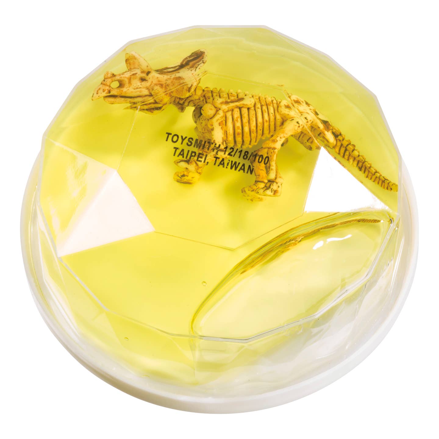 Toysmith Dinosaur Fossil Putty, Reusable, Tactile, 3.5" Container Yellow