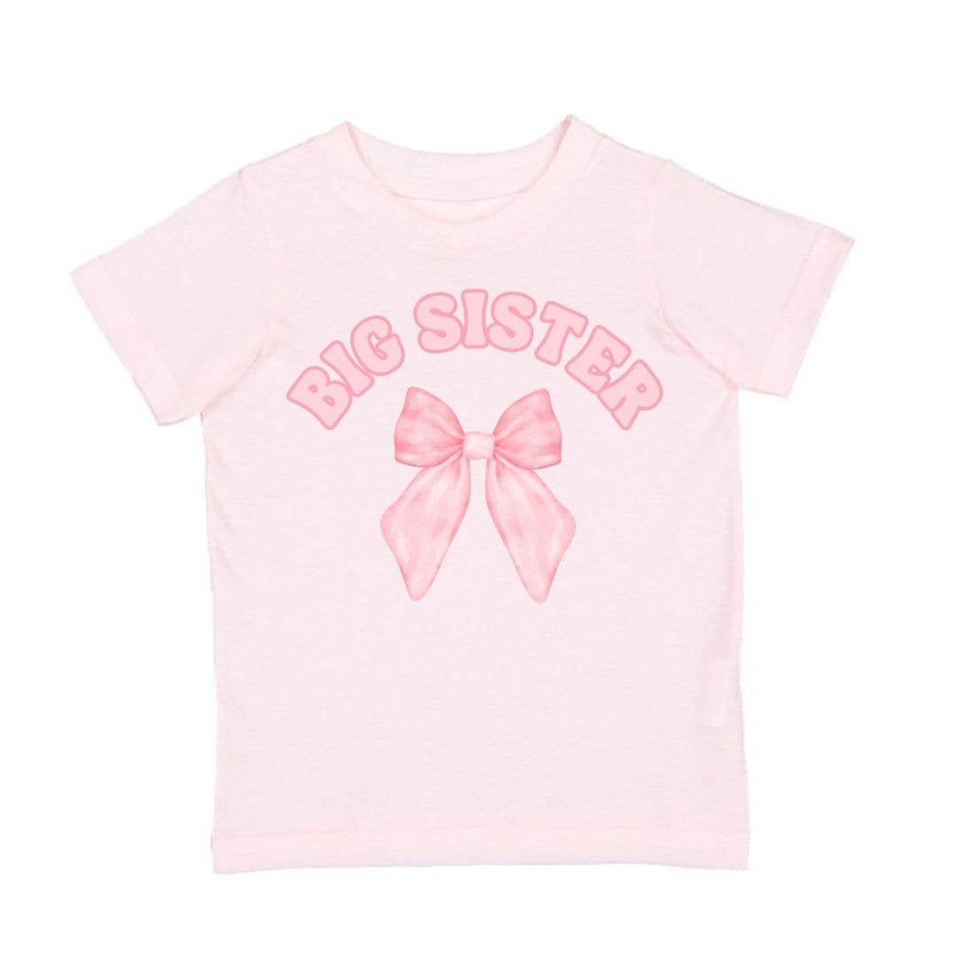 Sweet Wink Big Sister Bow Short Sleeve T-Shirt - Kids Clothing - Family