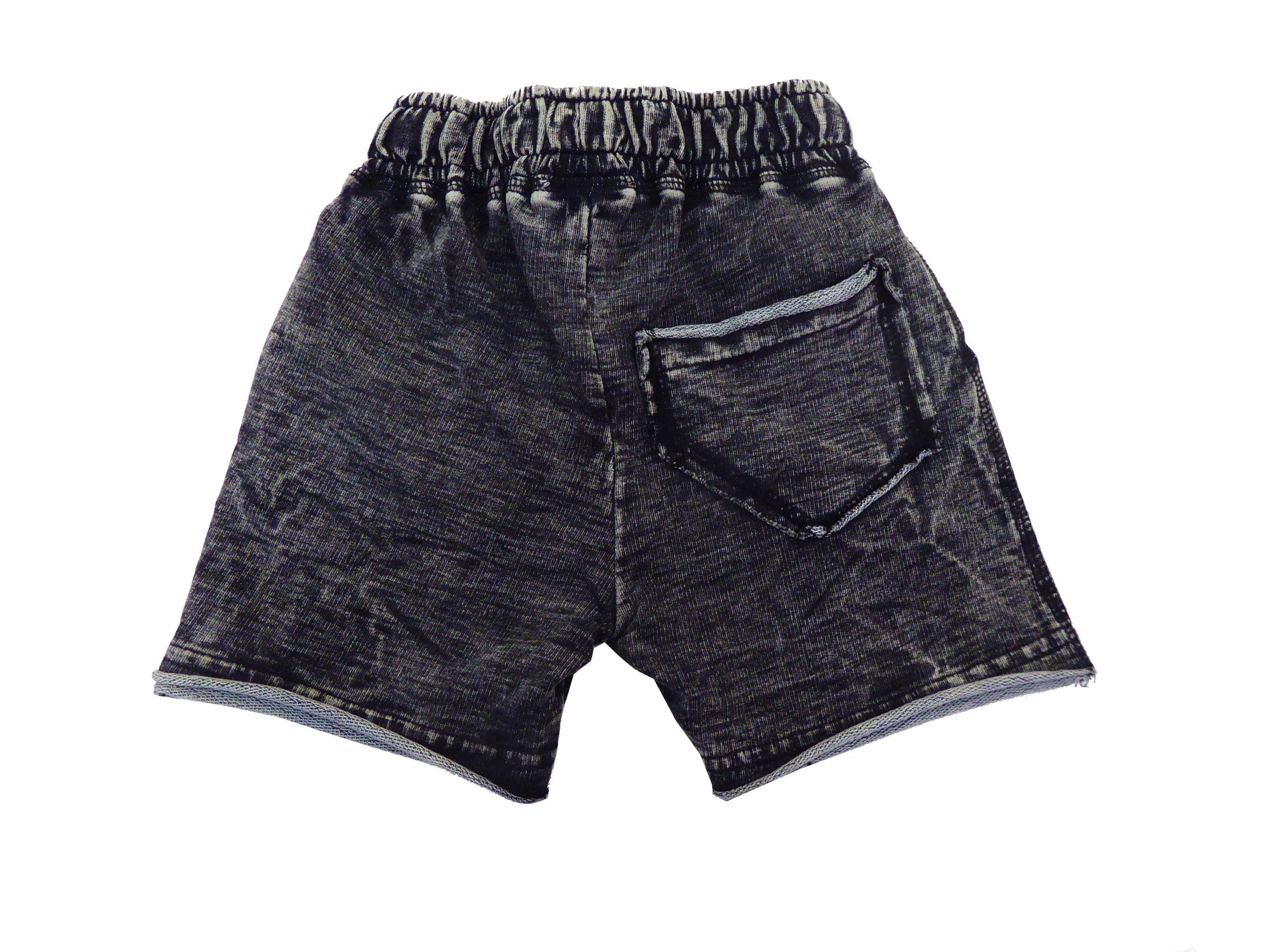 Black Denim Shorts