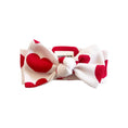 Load image into Gallery viewer, Spearmint LOVE Organic Waffle Knot Bow, Red Heart
