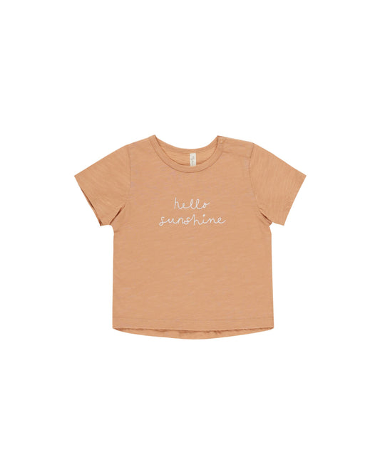 Rylee & Cru Basic Tee || Hello Sunshine