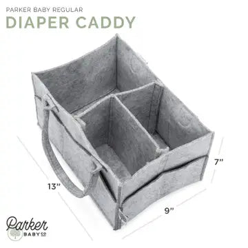 Grey Diaper Caddy