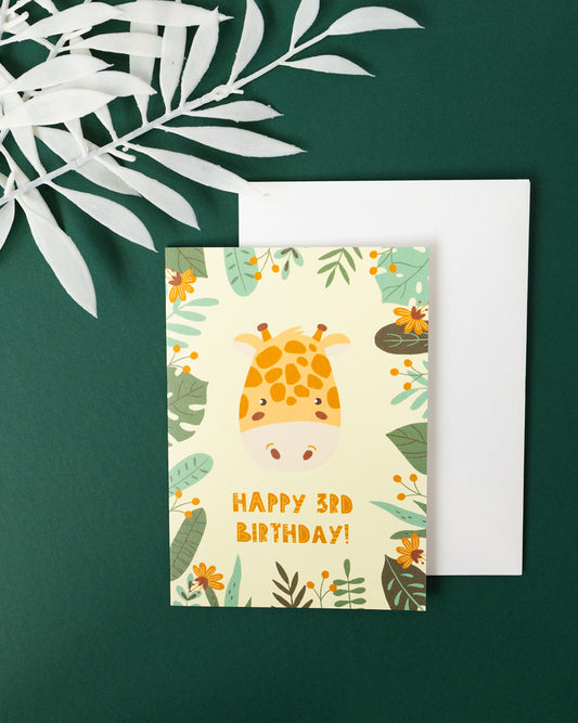 Happy 3rd Birthday Card