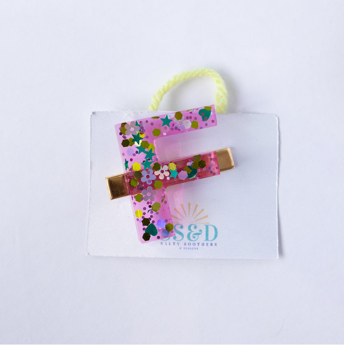 Sparkle Letter Clips