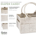 Load image into Gallery viewer, White Diaper Caddy
