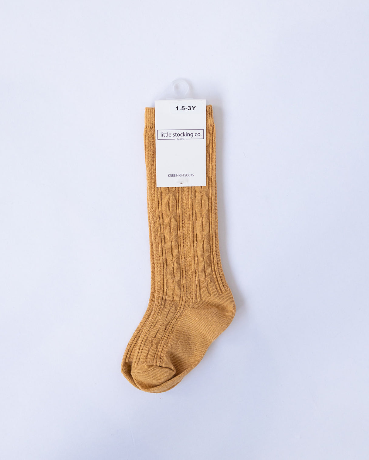 Cable Knit Knee High Socks