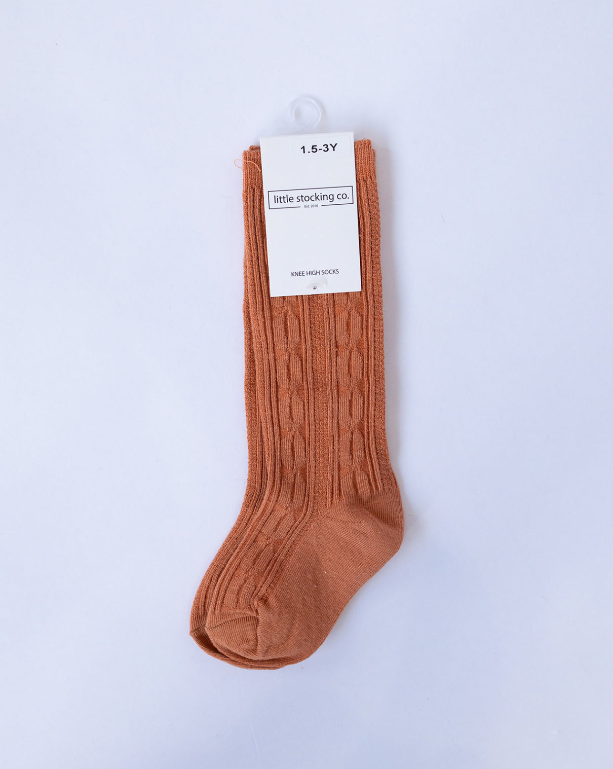 Cable Knit Knee High Socks