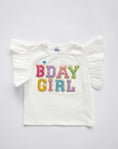 Load image into Gallery viewer, Birthday Girl Gem Ruffle Shirt
