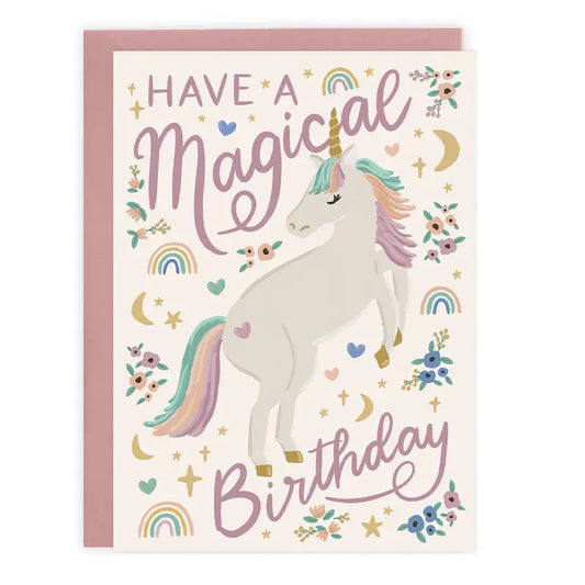 Unicorn Birthday Card