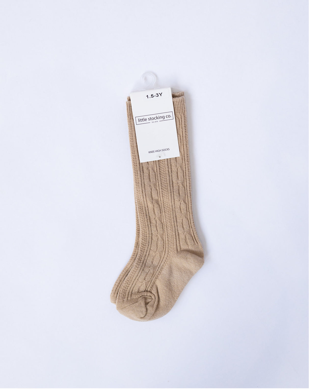 Cable Knit Knee High Socks