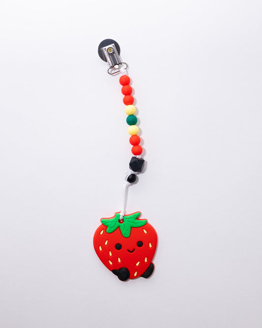 Strawberry Teether w/Clip